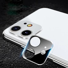 MegaSepet iPhone 11 6.1 Inch 3D Metal Kamera Koruyucu Metal LENS-(5775) - ME001W-50YIC8