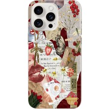 Manitoba Iphone 14 Pro Uyumlu Baskılı Yumuşak Silikon Şeffaf Telefon Kılıfı