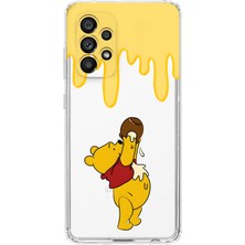 Manitoba Samsung Galaxy A73 Uyumlu Baskılı Yumuşak Silikon Şeffaf Telefon Kılıfı