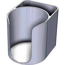 Aycer Gri Pamuk ve Kulak Çubuğu Standı, Dekoratif Stant.