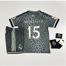 Candy Cup R.madridd 2024/25 Yeni A.r.d.a-Güler Alternatif Çocuk Forması (Armalı Set-Thırd Shırt)