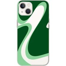 Manitoba Iphone 14 Plus Uyumlu Baskılı Yumuşak Silikon Şeffaf Telefon Kılıfı