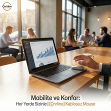 Çnrline Elitetouch Dual Mode Mouse – Bluetooth 5.0 & 2.4ghz Kablosuz Bağlantı | Laptop, Tablet & Ofis Kullanımı
