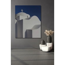 Teona Ahşap Dekoratif Ahşap Dikdörtgen Tablo Beyaz Şapel