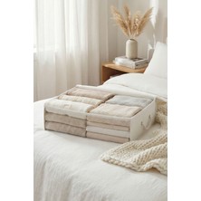 Rek Home Pencereli Baza Altı Yastık Yorgan Kazak Hurcu / 60X45X15