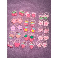 Ekinoksen Bebeklere Özel 10 Lu Yumuşak Bükülebilir Plastikten Karışık Desenli Saç Tokası