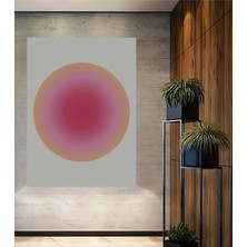 Teona Ahşap Dekoratif Ahşap Dikdörtgen Tablo Pembe Hüzme