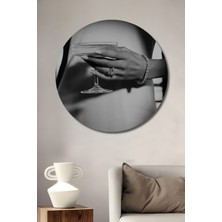 Teona Ahşap Dekoratif Ahşap Yuvarlak Tablo Zarafet Içinde