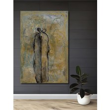 Teona Ahşap Dekoratif Ahşap Dikdörtgen Tablo Birliktelik