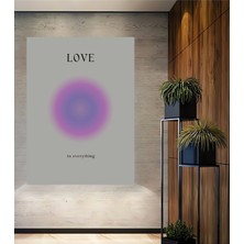 Teona Ahşap Dekoratif Ahşap Dikdörtgen Tablo Aşkın Gücü