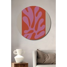 Teona Ahşap Dekoratif Ahşap Yuvarlak Tablo Henri Matisse