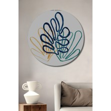 Teona Ahşap Dekoratif Ahşap Yuvarlak Çerçeve Görünümlü Tablo Henri Matisse