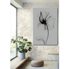 Teona Ahşap Dekoratif Ahşap Dikdörtgen Tablo Zarif Çiçek