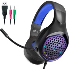 Egecen Xmowi R1 Gaming Mikrofonlu Rgb Oyuncu Kulaklığı Pc- Dizüstü  ve PS4-(5775) - EC001Z-56UU36