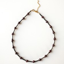 THEIA GemWorks Jin — Hematit & Garnet Kolye