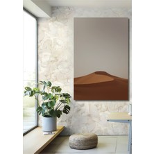 Teona Ahşap Dekoratif Ahşap Dikdörtgen Tablo Çöl Tepesi