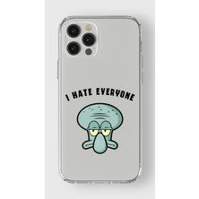 Manitoba Iphone 12 Pro Max Uyumlu Baskılı Yumuşak Silikon Şeffaf Telefon Kılıfı