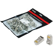 Başcılar Frısby FNWRJ4522N RJ45 Ftp Cat6 Konnektor Metal 100LÜ Paket