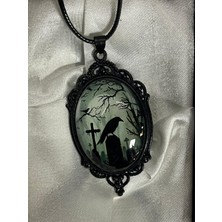 Dükkan Design Raven Crow Gotik Kolye