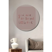 Teona Ahşap Dekoratif Ahşap Yuvarlak Tablo Sevgili Küçük