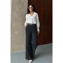 Mery Mery Boutique Kemerli Pamuklu Vintage Kadın Pantolon