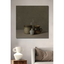 Teona Ahşap Dekoratif Ahşap Dikdörtgen Tablo Dingin Yaşam