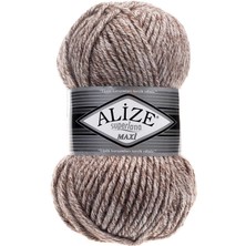 Alize Superlana Maxi 5 Adet 803 Jaspe Kahverengi