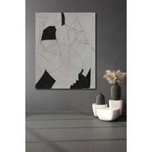 Teona Ahşap Dekoratif Ahşap Dikdörtgen Tablo Soyut Sanat