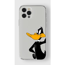 Manitoba Iphone 12 Pro Max Uyumlu Baskılı Yumuşak Silikon Şeffaf Telefon Kılıfı