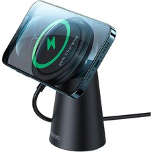 MegaSepet Baseus Simple iPhone 15-14 -13-12 Serisi Manyetik Kablosuz Şarj STANDI-(5775) - ME001W-510QT0