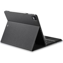 TeknoKapsül Dux Ducis iPad Pro 12.9 (2020/2021/2022) Tk Series Kablosuz Bluetooth Klavye Touchpa - TK0027-5RZ9D