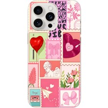 Manitoba Iphone 15 Pro Max Uyumlu Baskılı Yumuşak Silikon Şeffaf Telefon Kılıfı