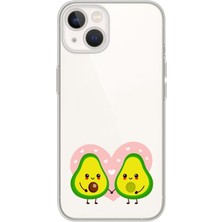 Manitoba Iphone 13 Mini Uyumlu Baskılı Yumuşak Silikon Şeffaf Telefon Kılıfı