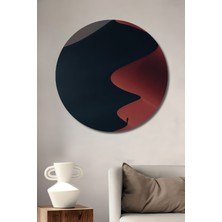 Teona Ahşap Dekoratif Ahşap Yuvarlak Tablo Çöl Dalgaları