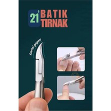 TeknoKapsül Hsnet Tırnak Batık Makası Pedikür Makası Paslanmaz Çelik Profesyonel - TK0027-5SHIF1