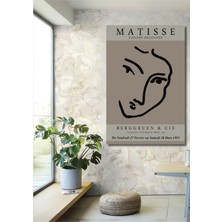 Teona Ahşap Dekoratif Ahşap Dikdörtgen Tablo Matisse Yüzü