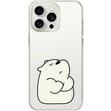 Manitoba Iphone 15 Pro Max Uyumlu Baskılı Yumuşak Silikon Şeffaf Telefon Kılıfı