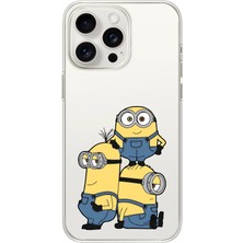Manitoba Iphone 15 Pro Max Uyumlu Baskılı Yumuşak Silikon Şeffaf Telefon Kılıfı