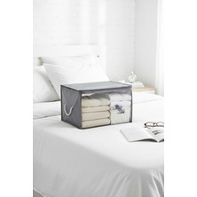 Rek Home Pencereli Küçük Boy Baza Altı, Valiz Düzenleyici Çeyizlik Bohça Hurcu / 30X22X18