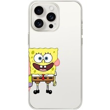 Manitoba Iphone 15 Pro Uyumlu Baskılı Yumuşak Silikon Şeffaf Telefon Kılıfı