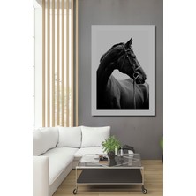 Teona Ahşap Dekoratif Ahşap Dikdörtgen Tablo Görkemli At