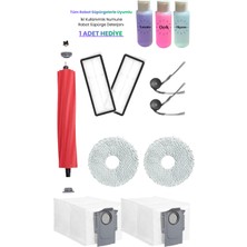 Ropalde Roborock Qrevo L Robot Süpürge Uyumlu 9'lu - Yedek Parça Seti