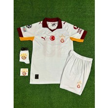 Candy Cup Gâl.àtâ.sar.ây 2025/26 Yeni Sezon Leroy Sane Deplasman Çocuk Forması 4'lü Set (Beyaz)