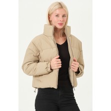 Pique ZETA KADIN MONT Şişme Kadın Crop Mont