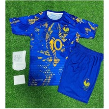 Candy Cup Fransa Yeni Sezon Kylian Mbappe Özel Konsept Çocuk Forması 4'lü Set (Konsept)