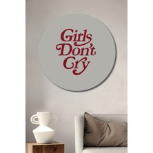 Teona Ahşap Dekoratif Ahşap Yuvarlak Tablo Kızlar Ağlamaz