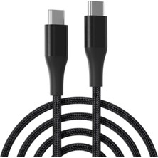Byos Ally Pd 100W 5A Hızlı Şarj USB Type-C Kablo 1metre Kevlar KABLO-(5775) - BY0026-5PASZ6