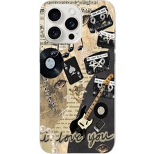 Manitoba Iphone 14 Pro Uyumlu Baskılı Yumuşak Silikon Şeffaf Telefon Kılıfı