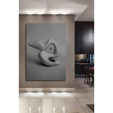 Teona Ahşap Dekoratif Ahşap Dikdörtgen Tablo Soyut Heykel Çerçeve Görünümlü