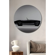 Teona Ahşap Dekoratif Ahşap Yuvarlak Tablo Klasik Araba